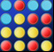 Puissance 4 jaune et rouge